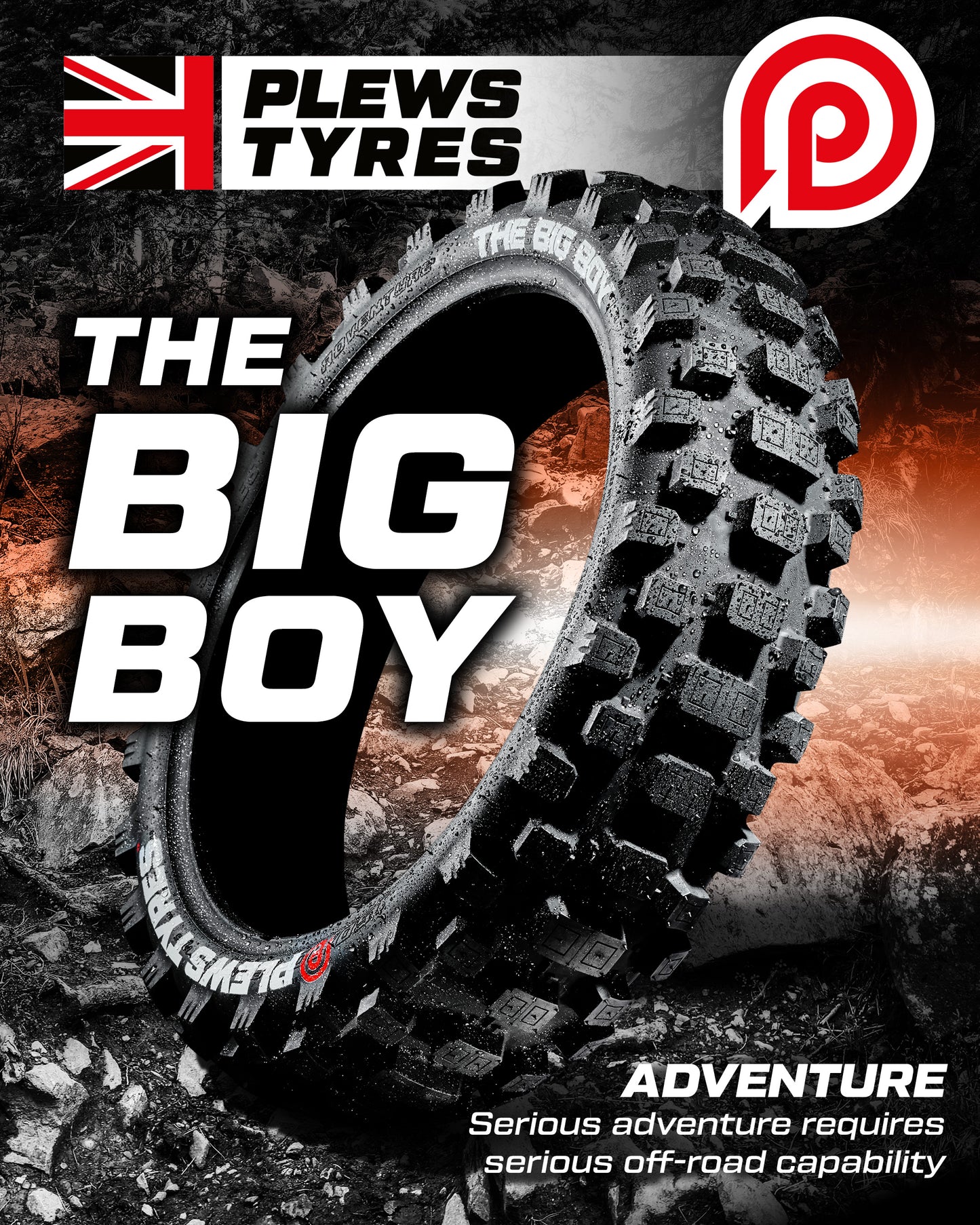 Plews – The Big Boy Adventure- 150/70-18