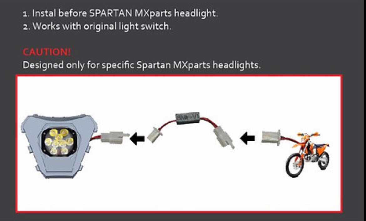 SMP KTM High + Low Beam adapter. image 1