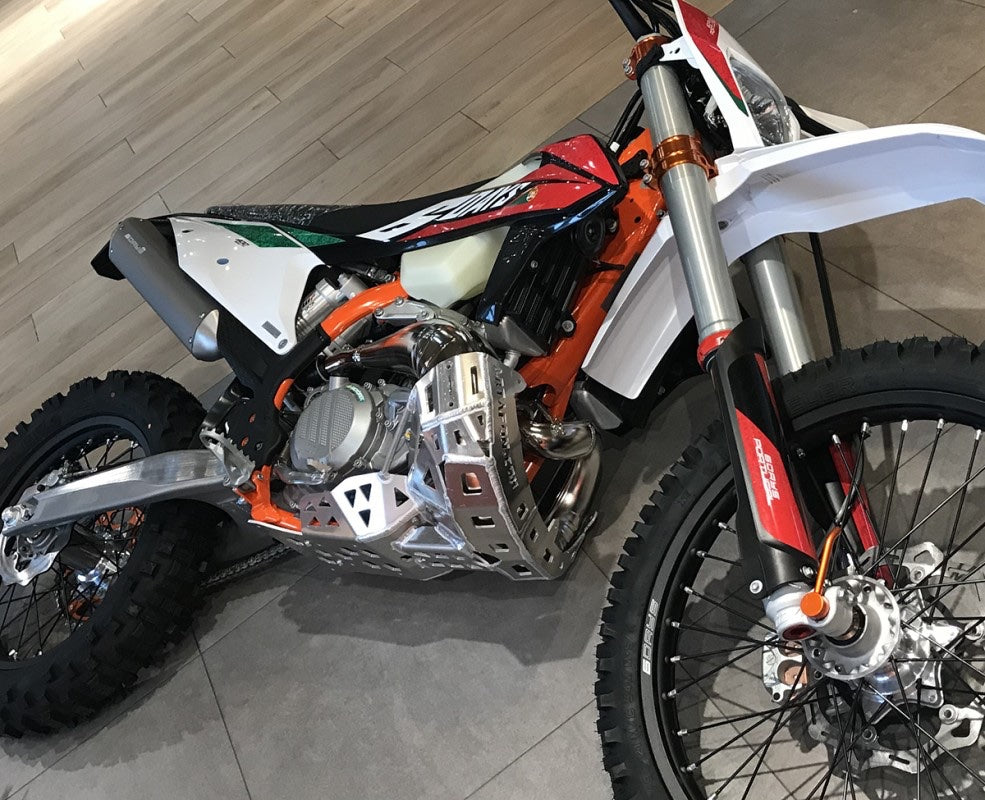 KTM 250/300 2T Exhaust Guard Artafon image 3