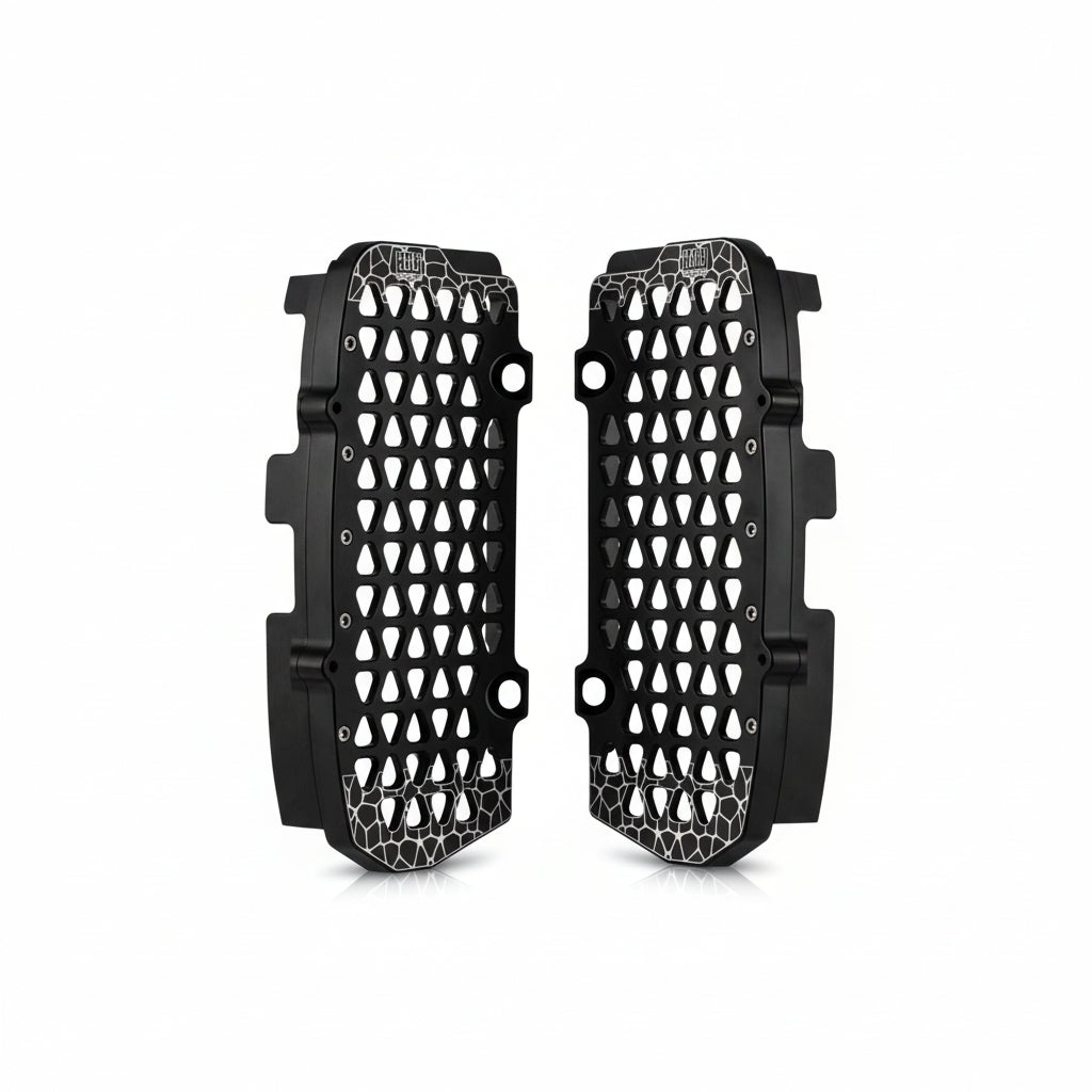 KTM RADIATOR BRACES - BRN