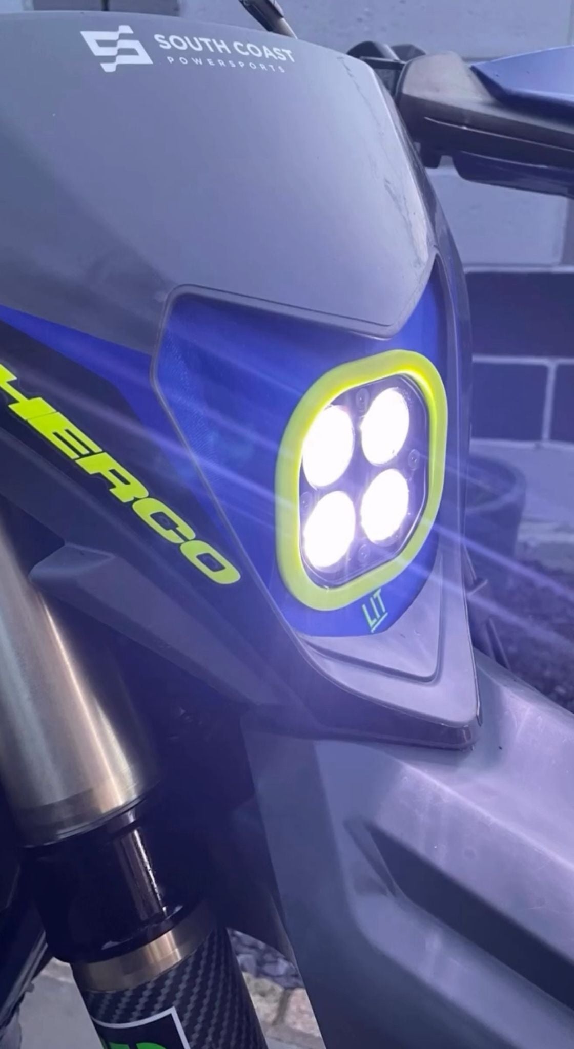 SHERCO LED HEADLIGHT 2024 - 2026 - LIT ENDURO