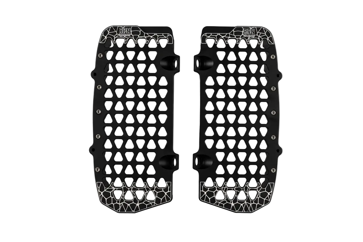 KTM RADIATOR BRACES - BRN
