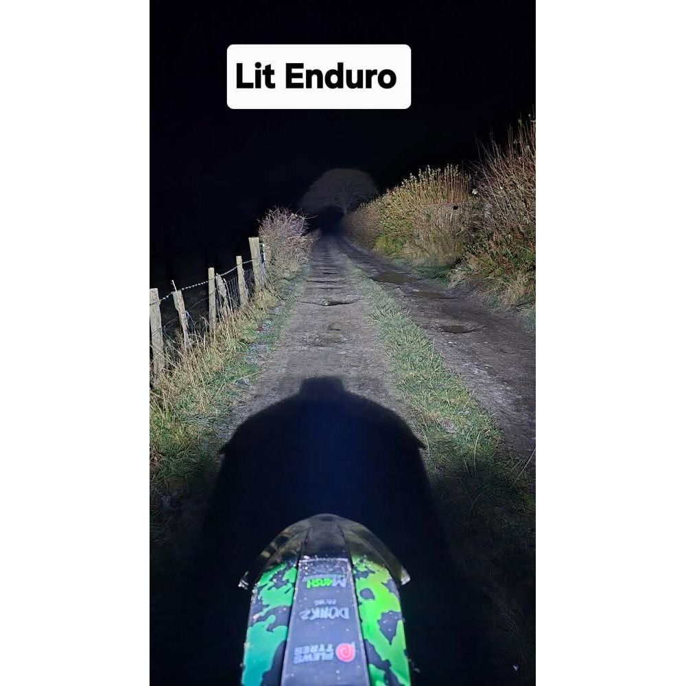 TRIUMPH TF-E LED HEADLIGHT - LIT ENDURO