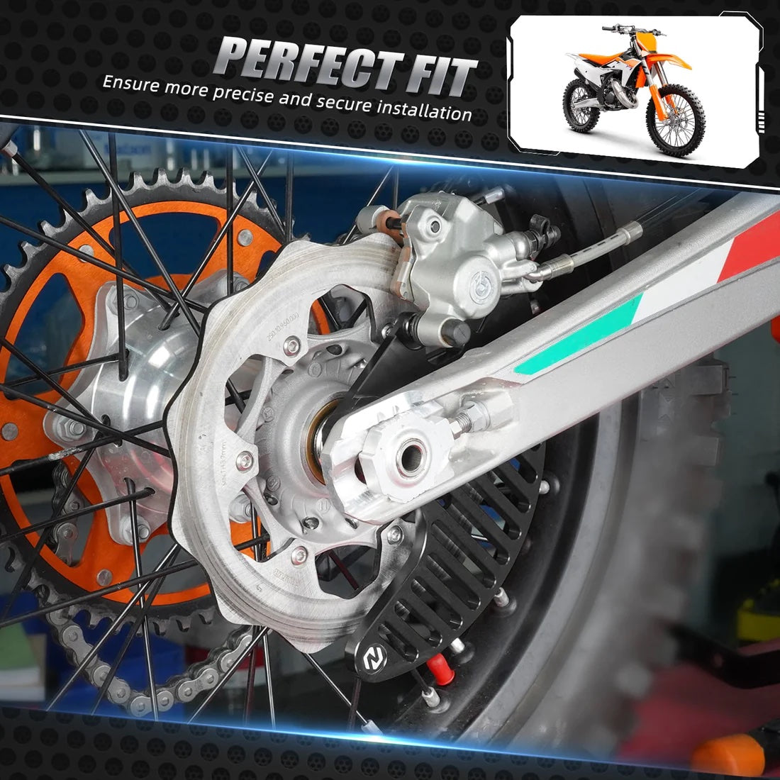 KTM Rear Disc Guard 04-24 HUSQ GAS GAS image 3