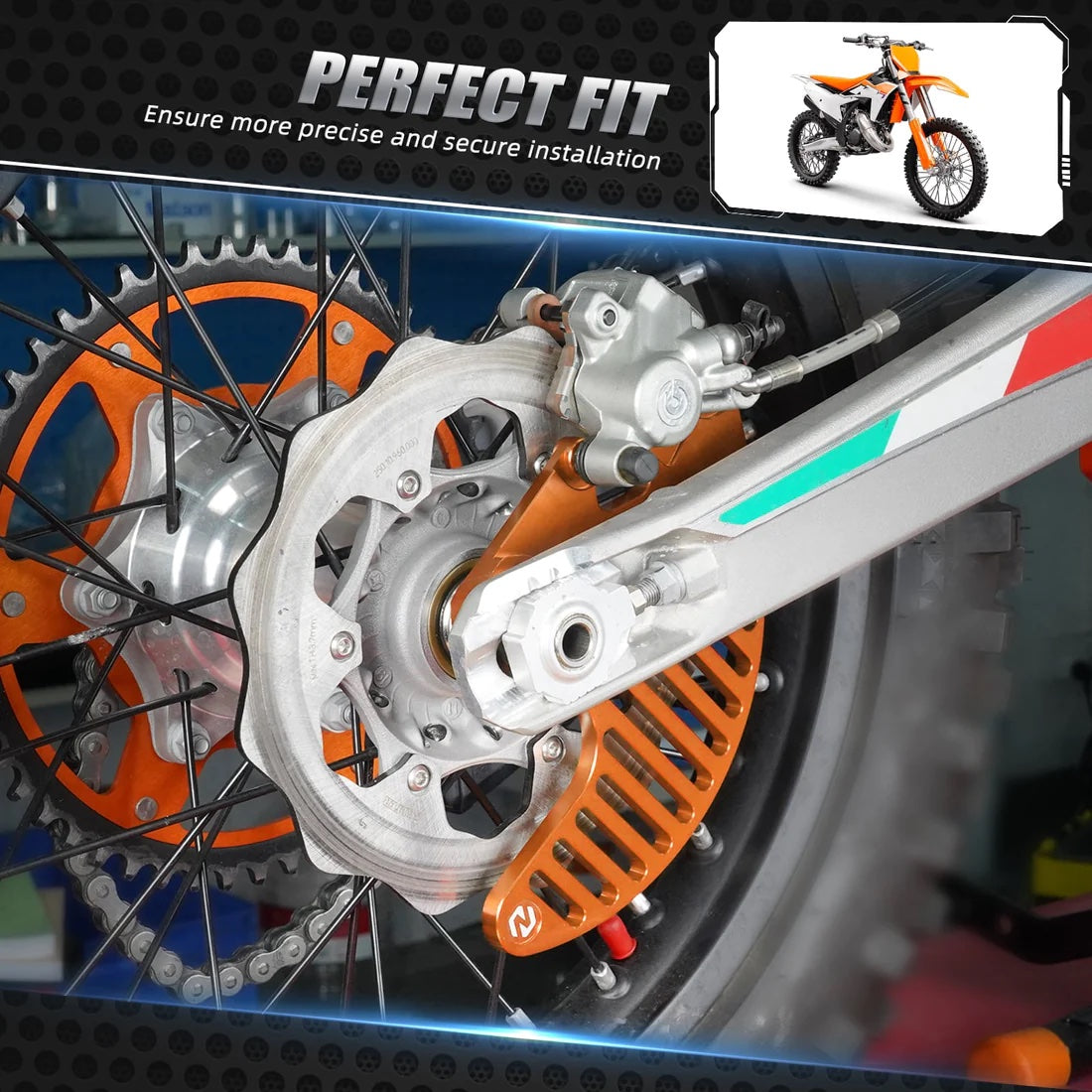 KTM Rear Disc Guard 04-24 HUSQ GAS GAS image 2
