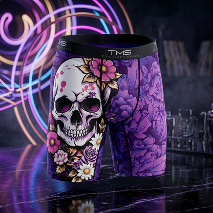 TMS Amethyst Skull Performance Boxer Short